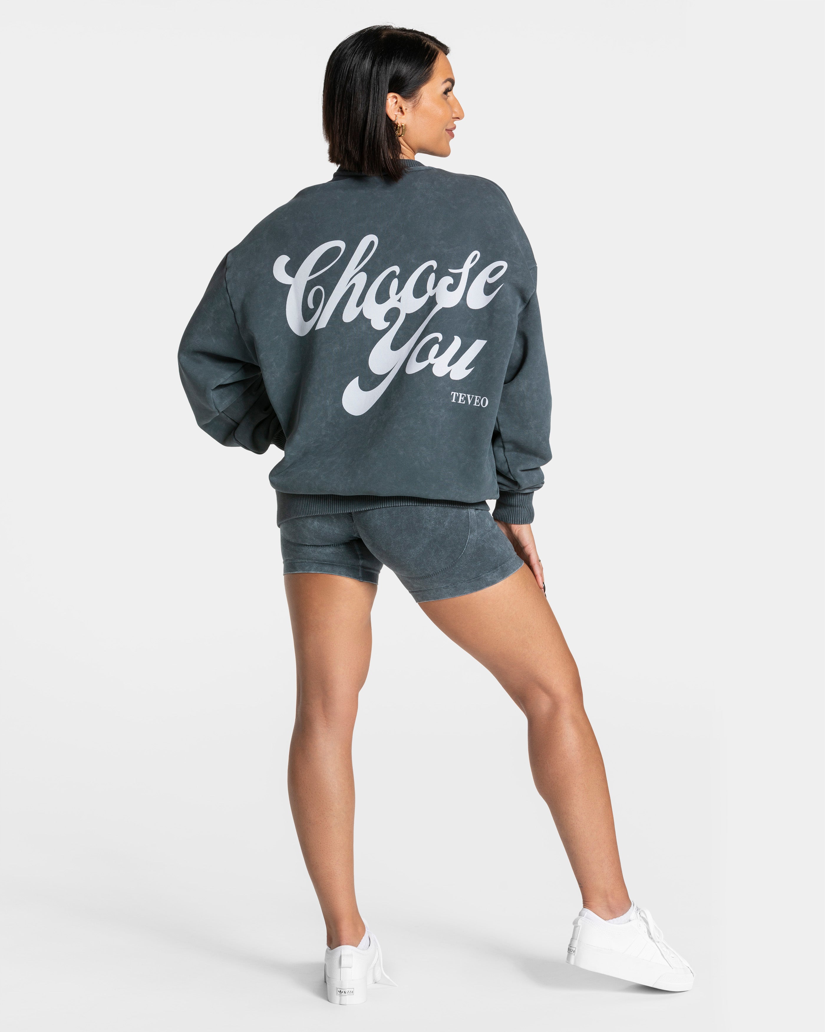 Acid Oversized Pullover „Navy“