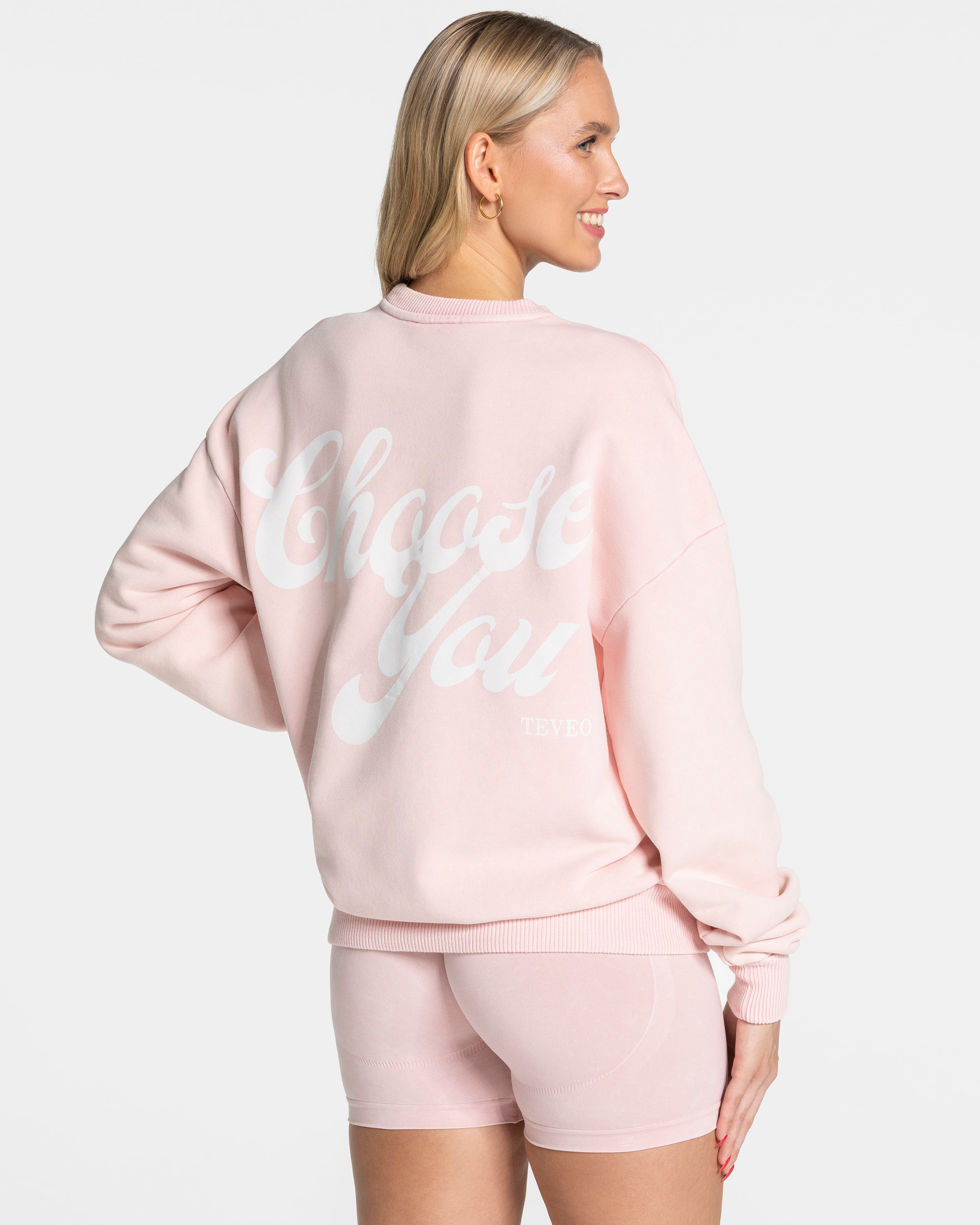 Acid Oversized-Pullover „Rosa“