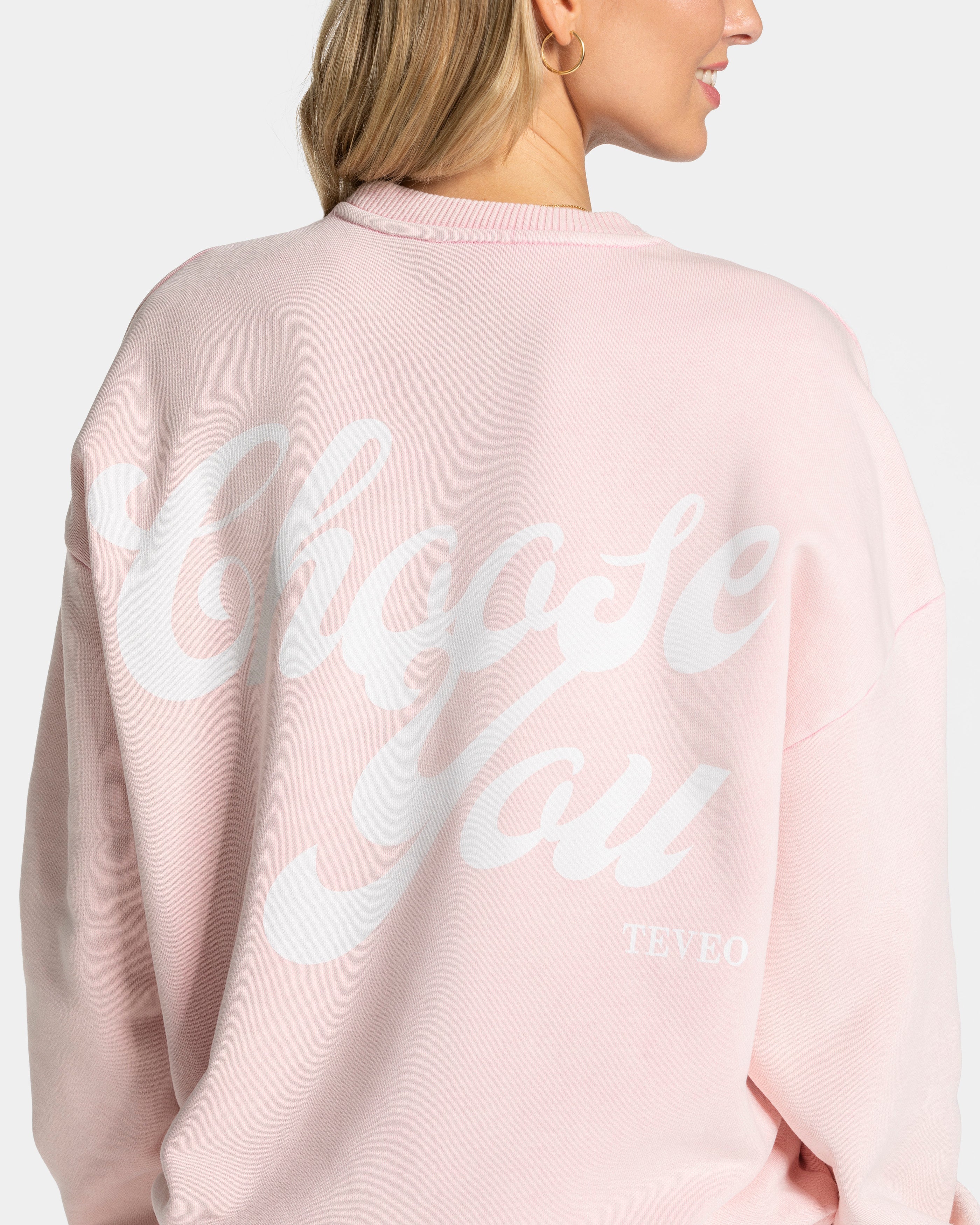 Acid Oversized-Pullover „Rosa“