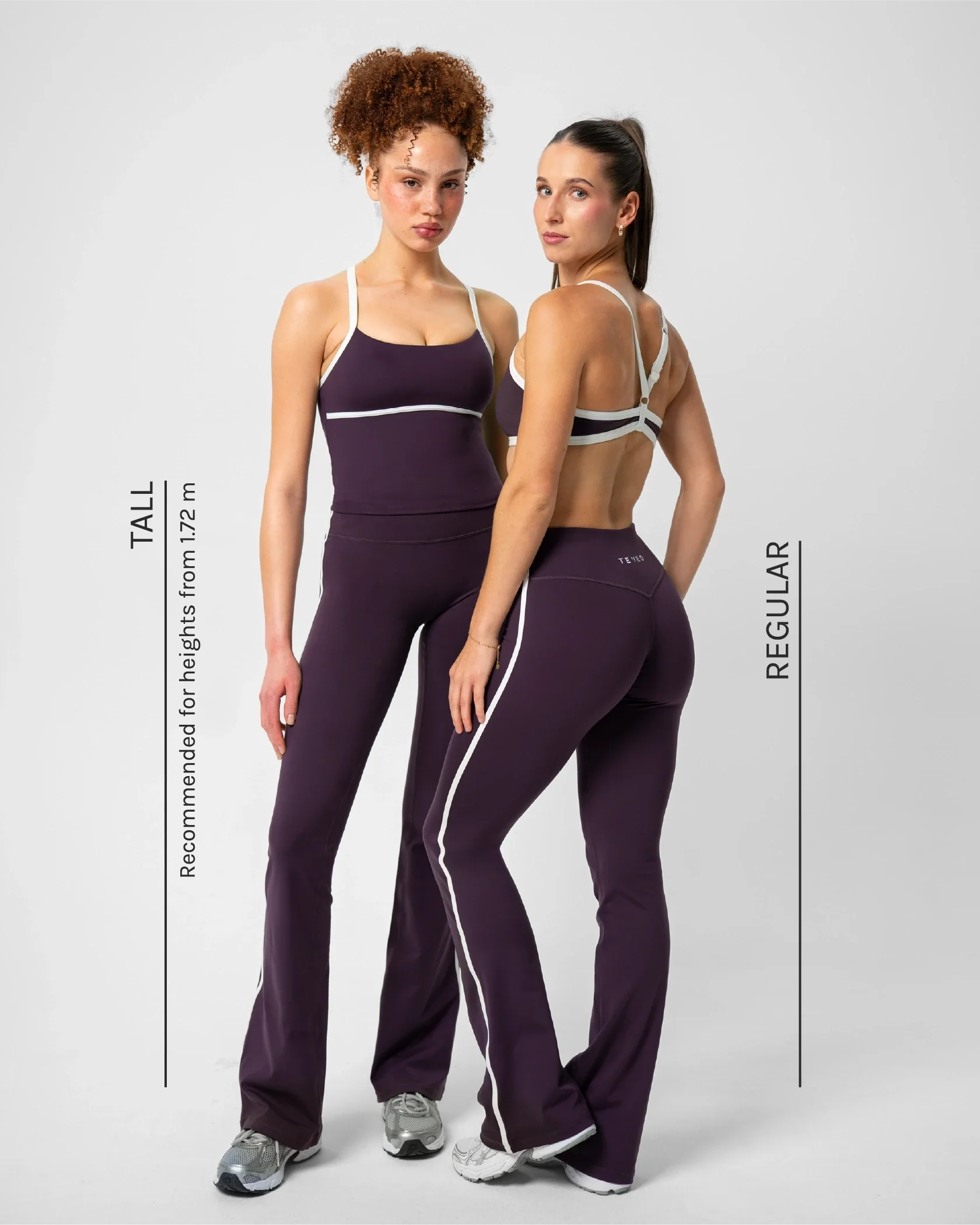 Weiche Flared Leggings Tall „Pistazie“