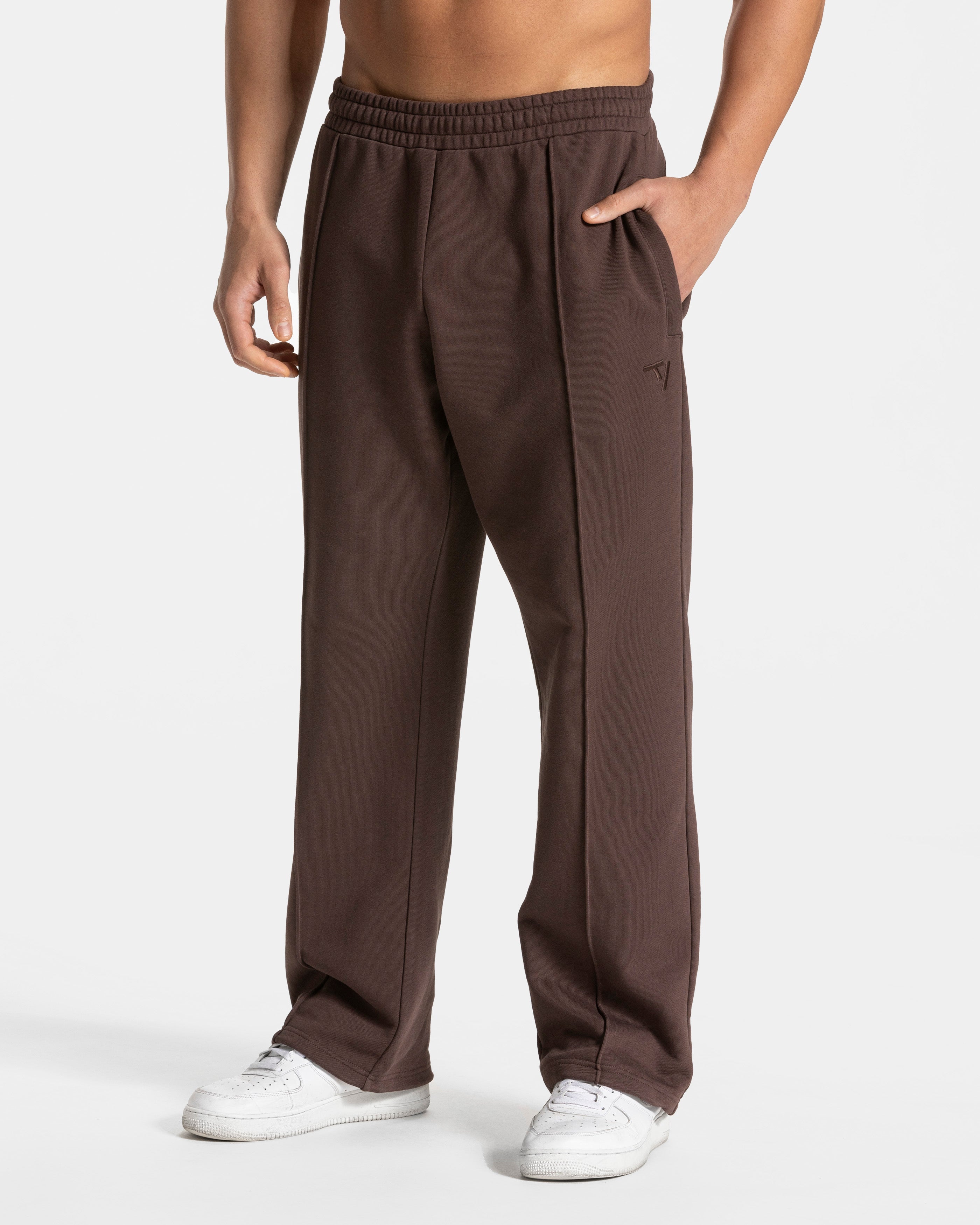 Contrastline Straight Leg Jogger "Espresso"