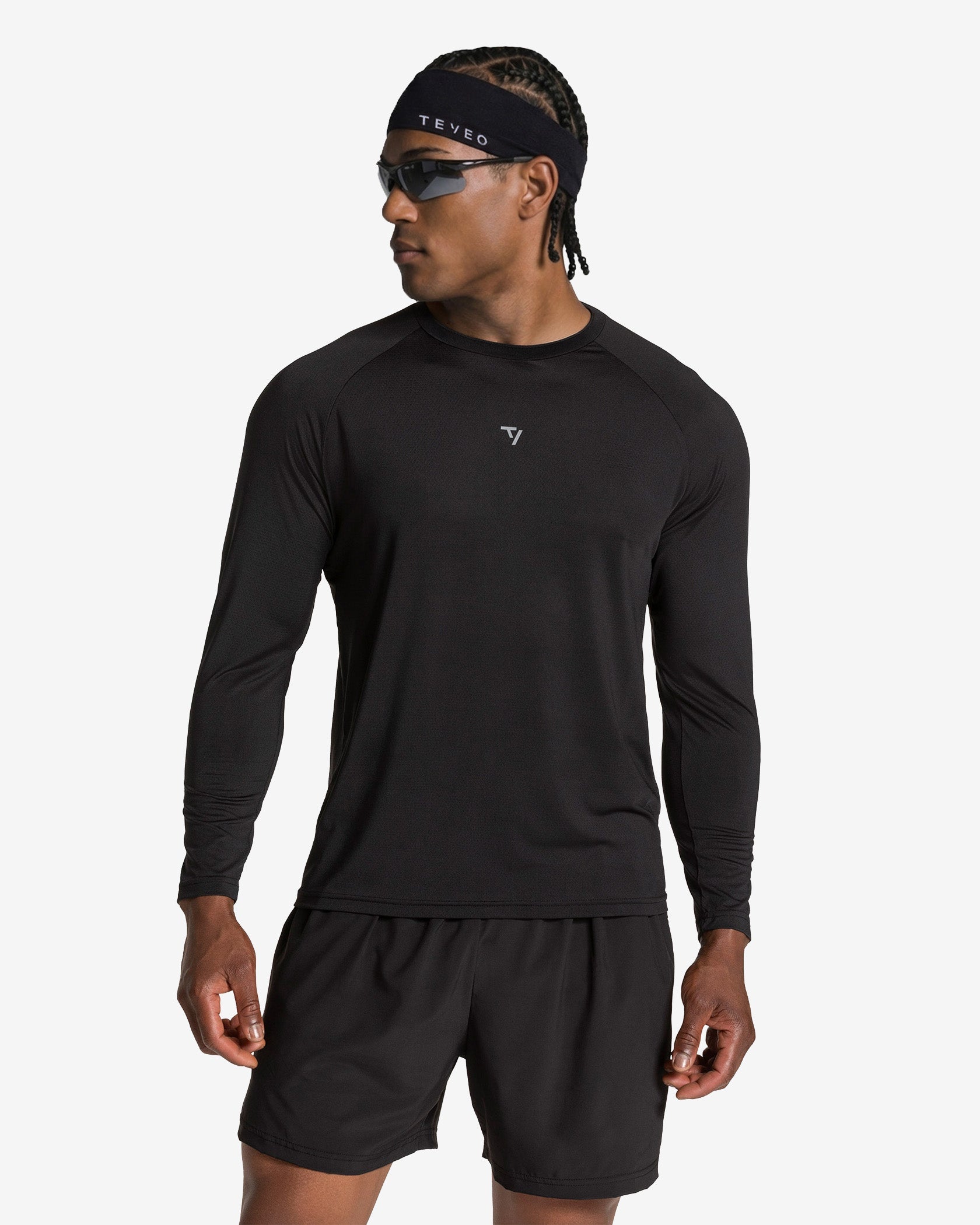 END Running Langarmshirt „Schwarz“