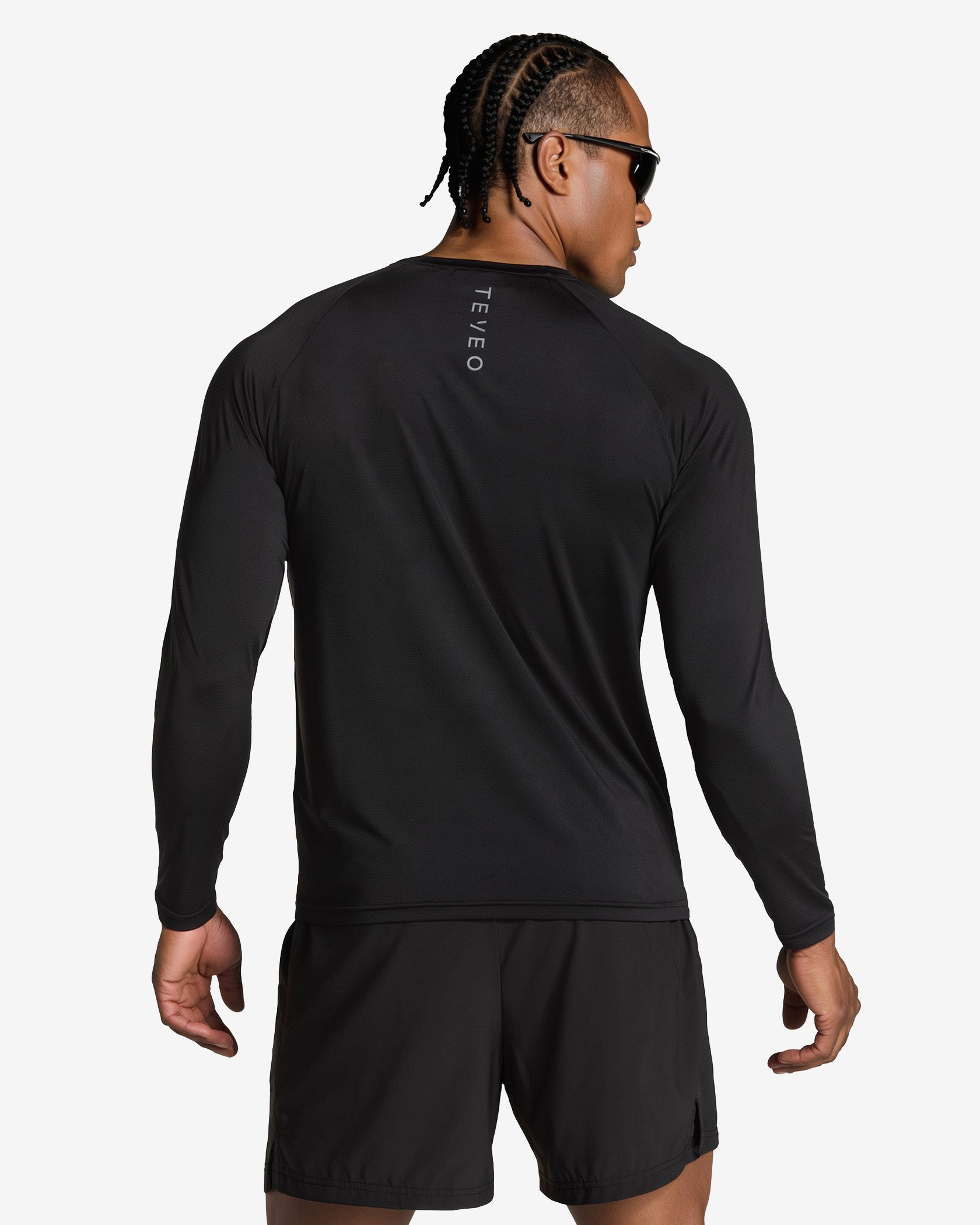END Running Langarmshirt „Schwarz“