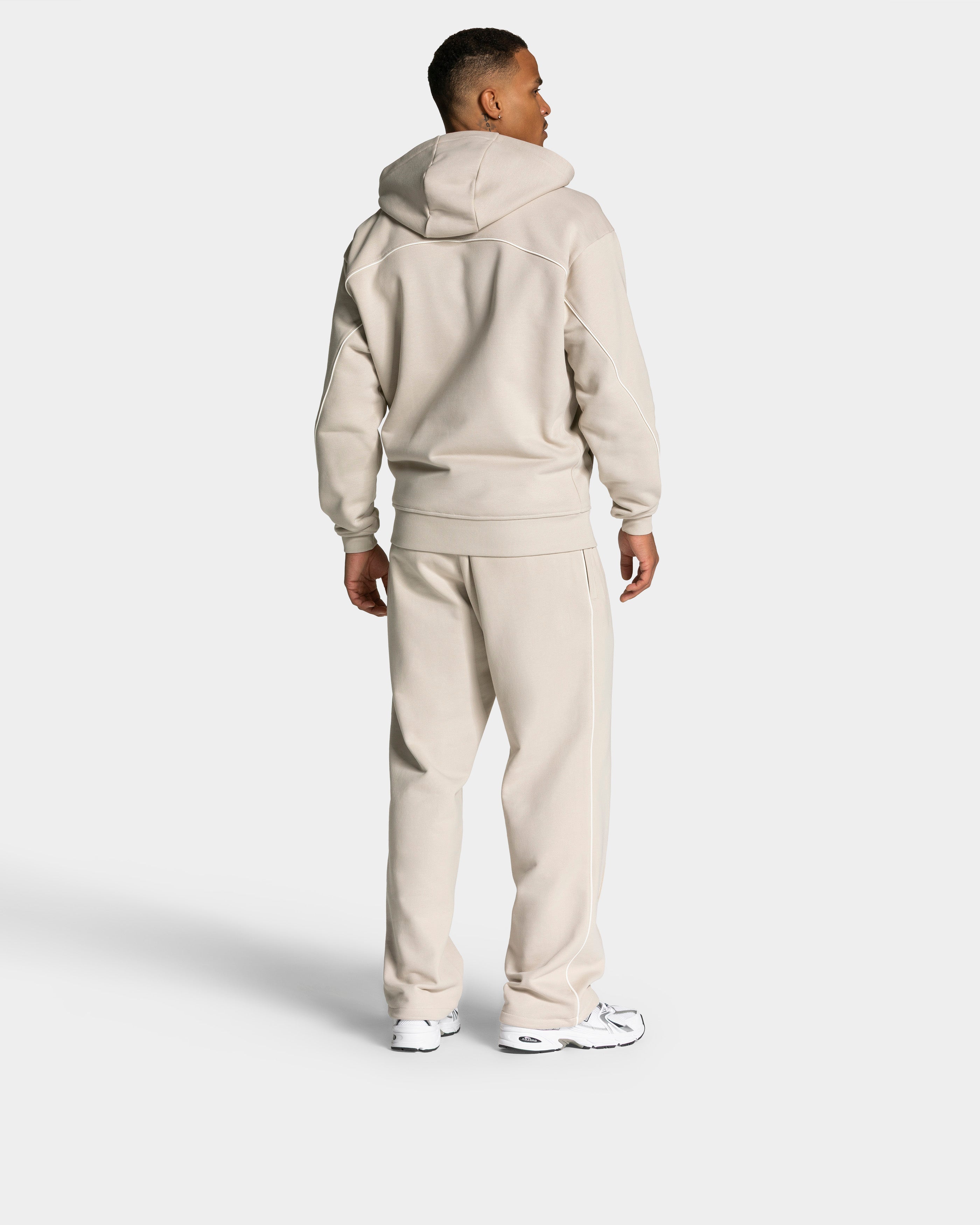 Contrastline Reißverschlussjacke „Cream“