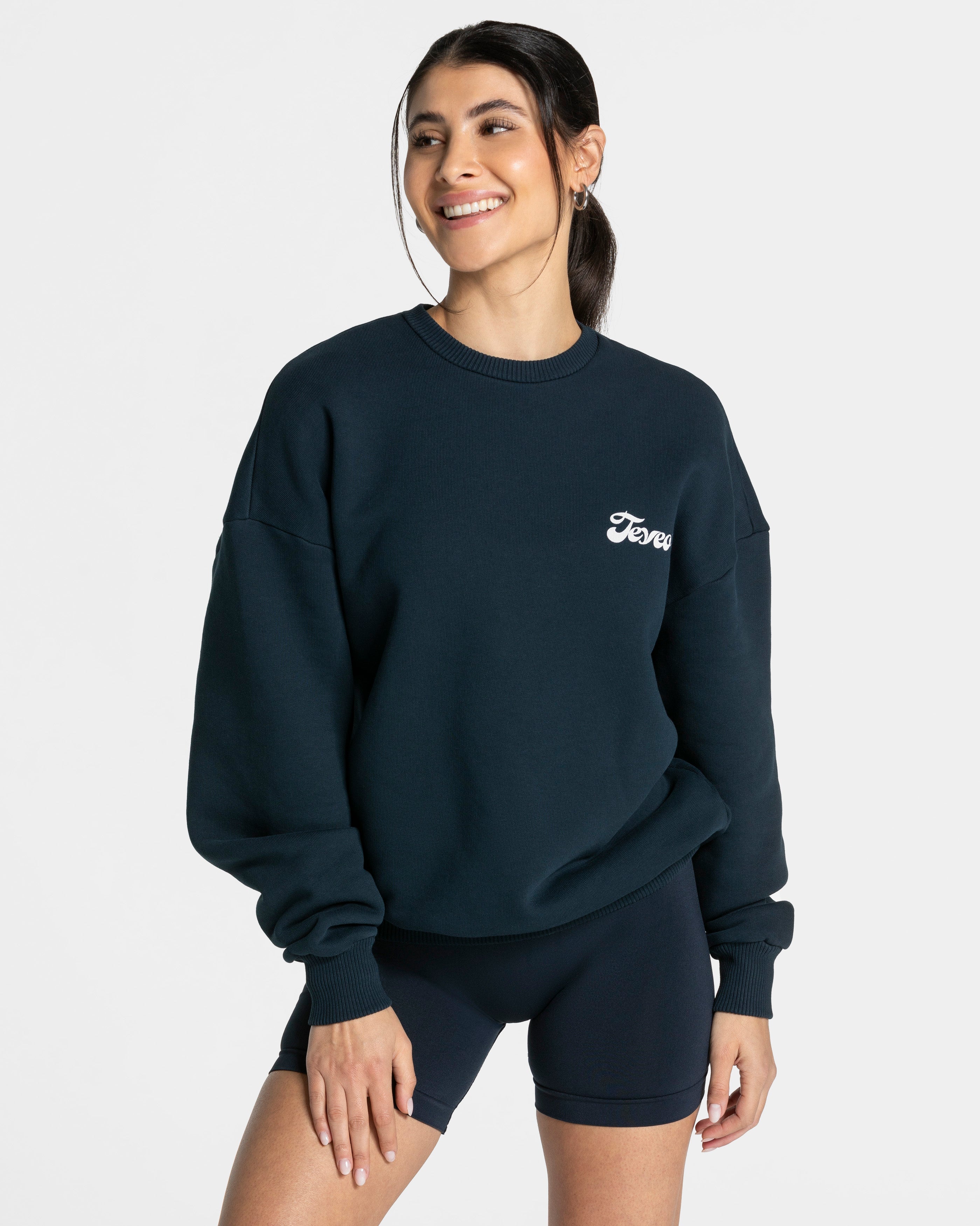 Purer Oversized-Pullover „Midnight“