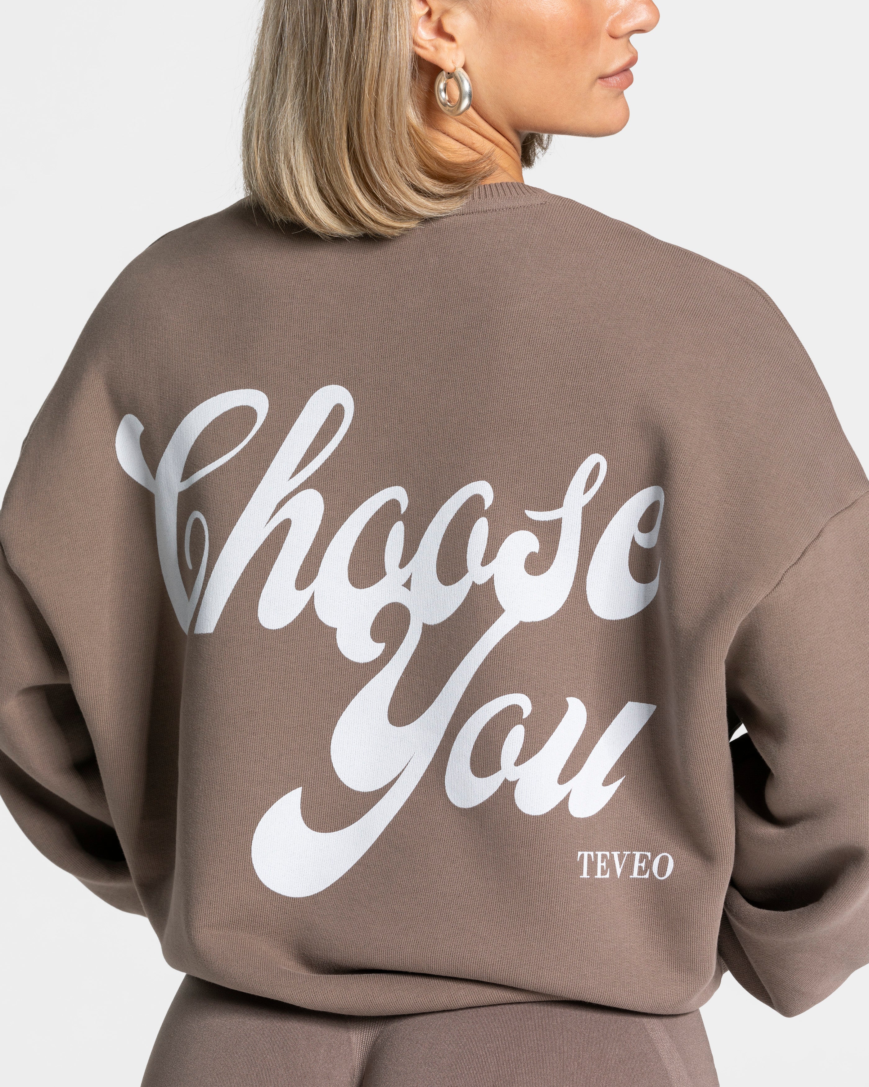 Purer Oversized-Pullover "Mokka"