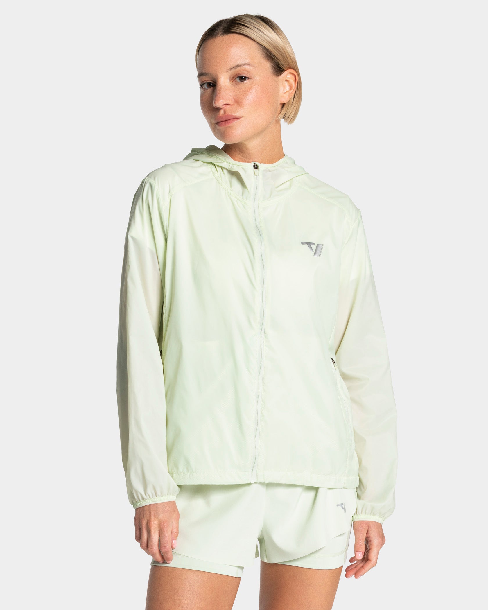 RUN Leichte Reißverschlussjacke "Ice Mint"