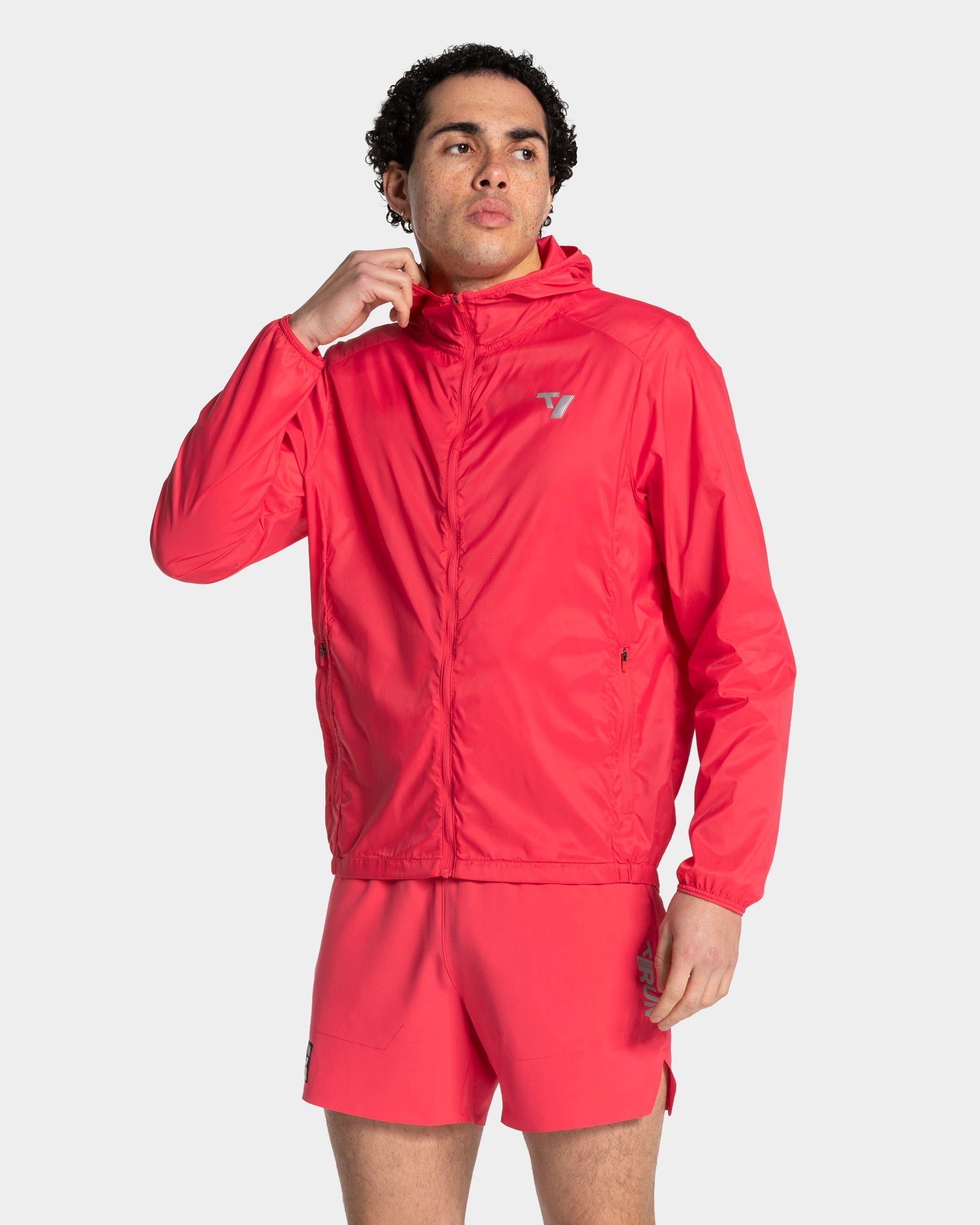 RUN leichte Jacke mit Reißverschluss "Melon"