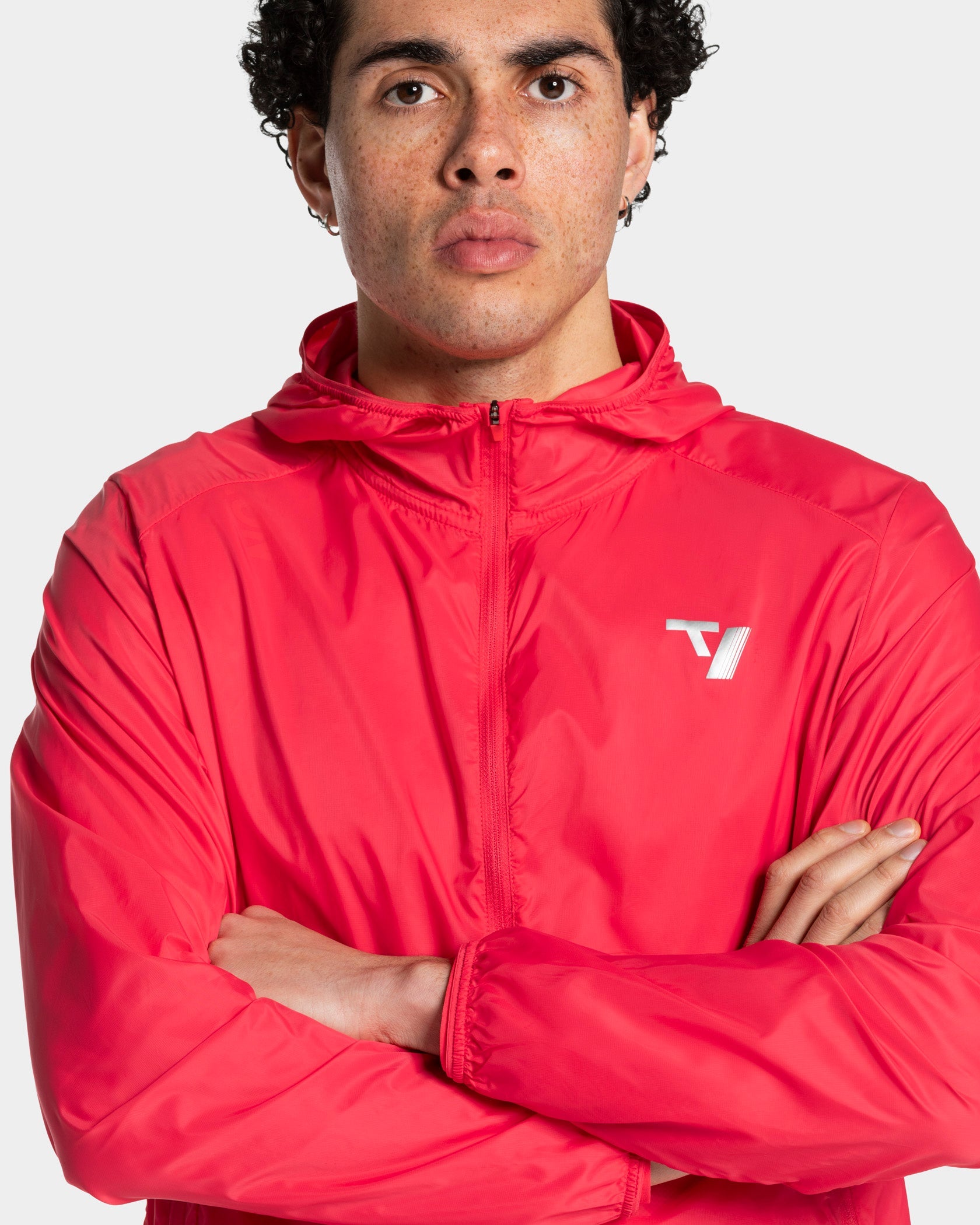 RUN leichte Jacke mit Reißverschluss "Melon"