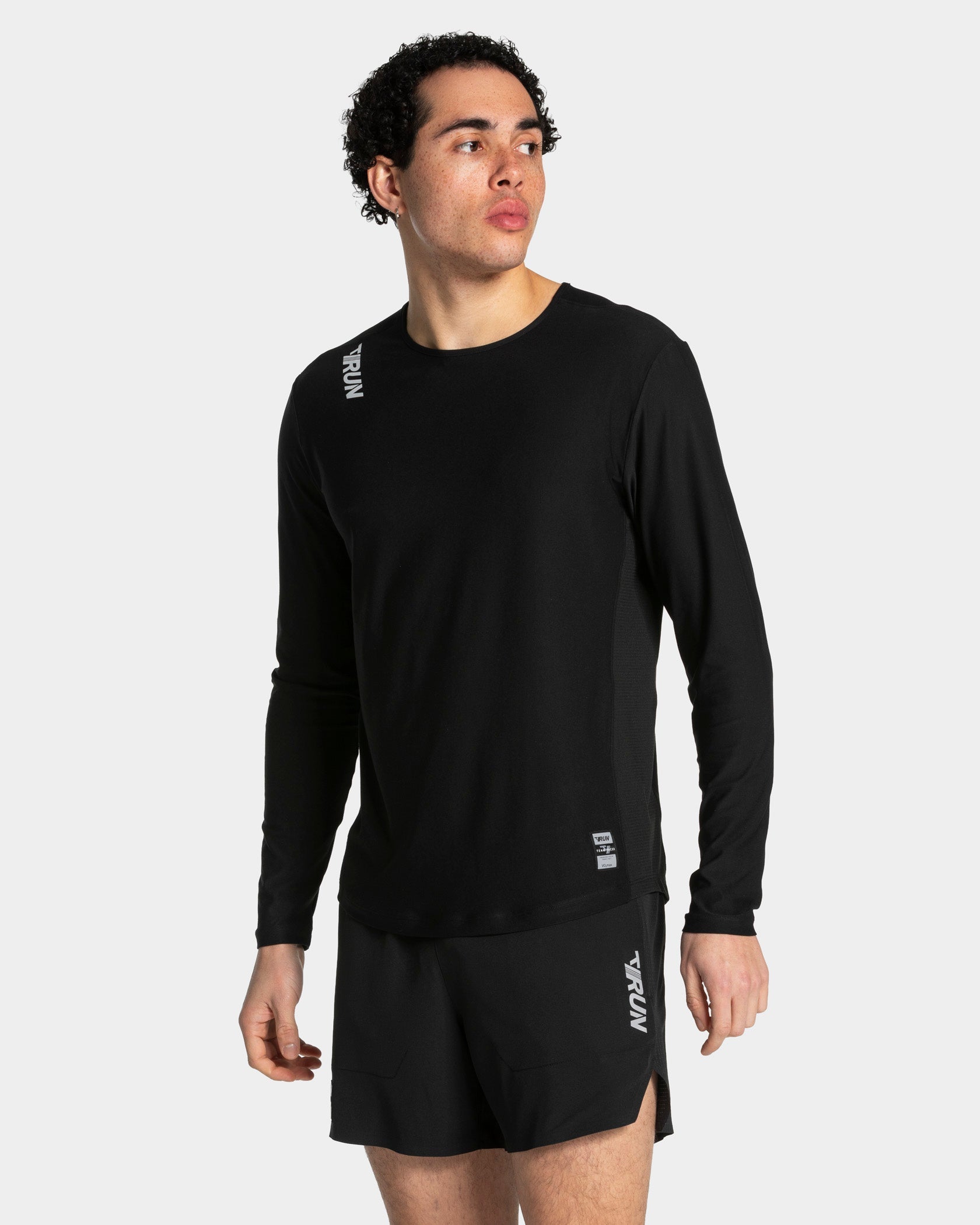 RUN Langarmshirt "Schwarz"