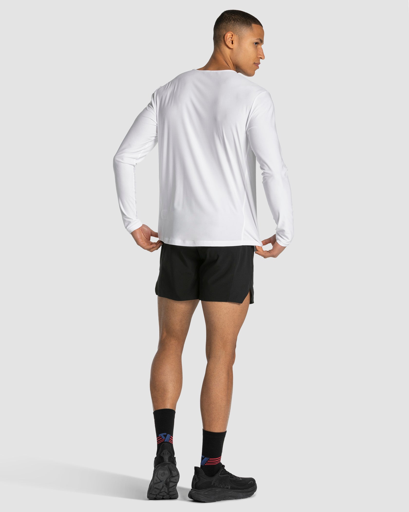 RUN Langarmshirt „Weiß“