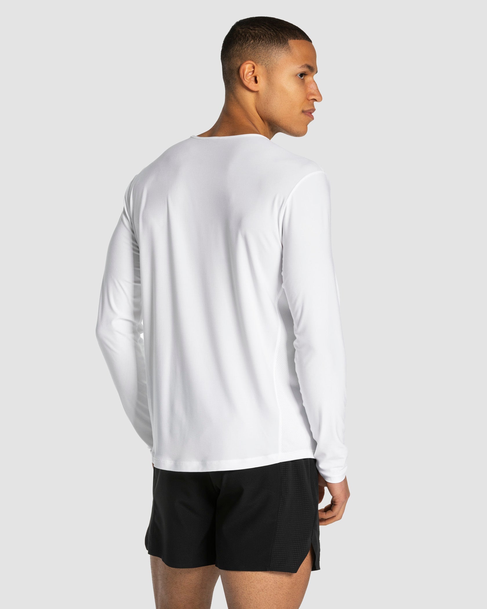 RUN Langarmshirt „Weiß“