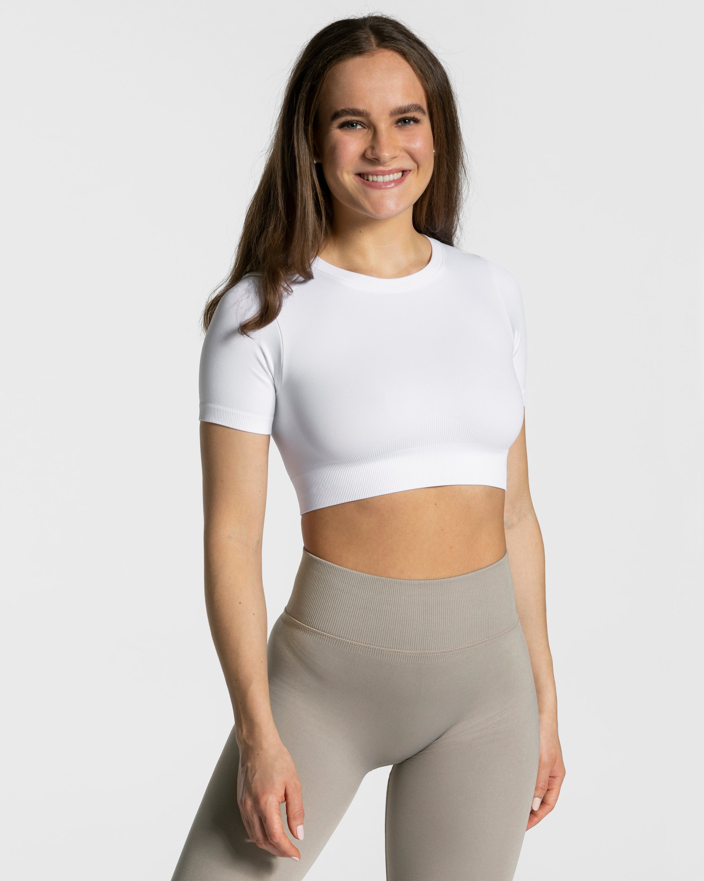 Sensation Crop Top „Weiß“