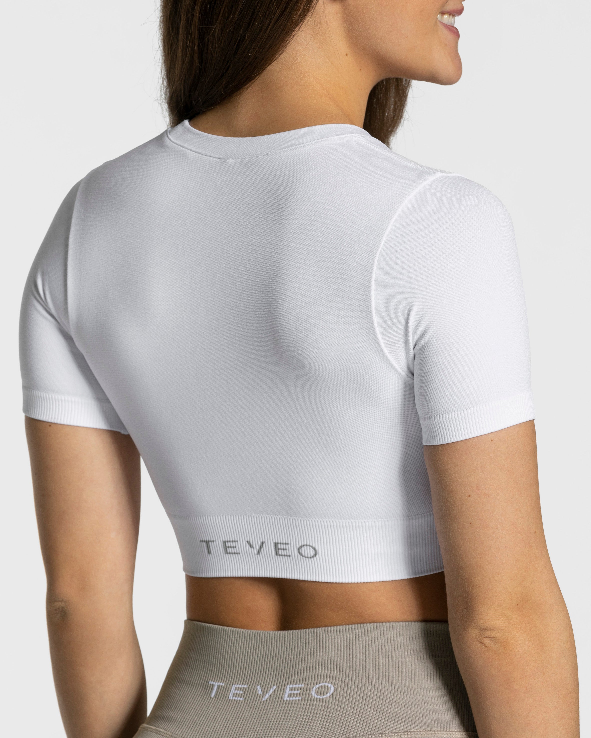 Sensation Crop Top „Weiß“
