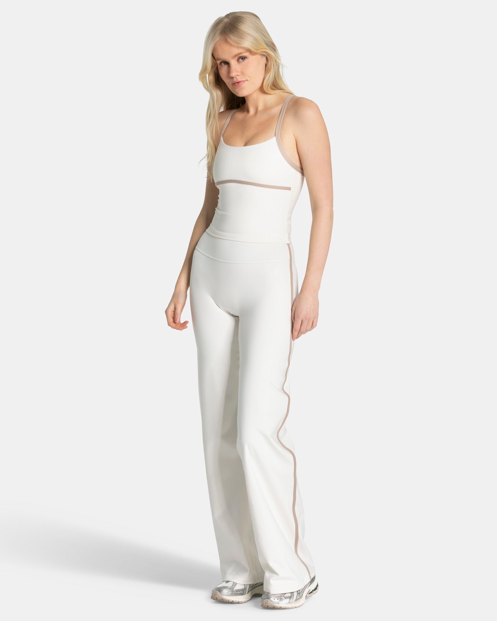 Soft Flared Leggings Tall „Off White“