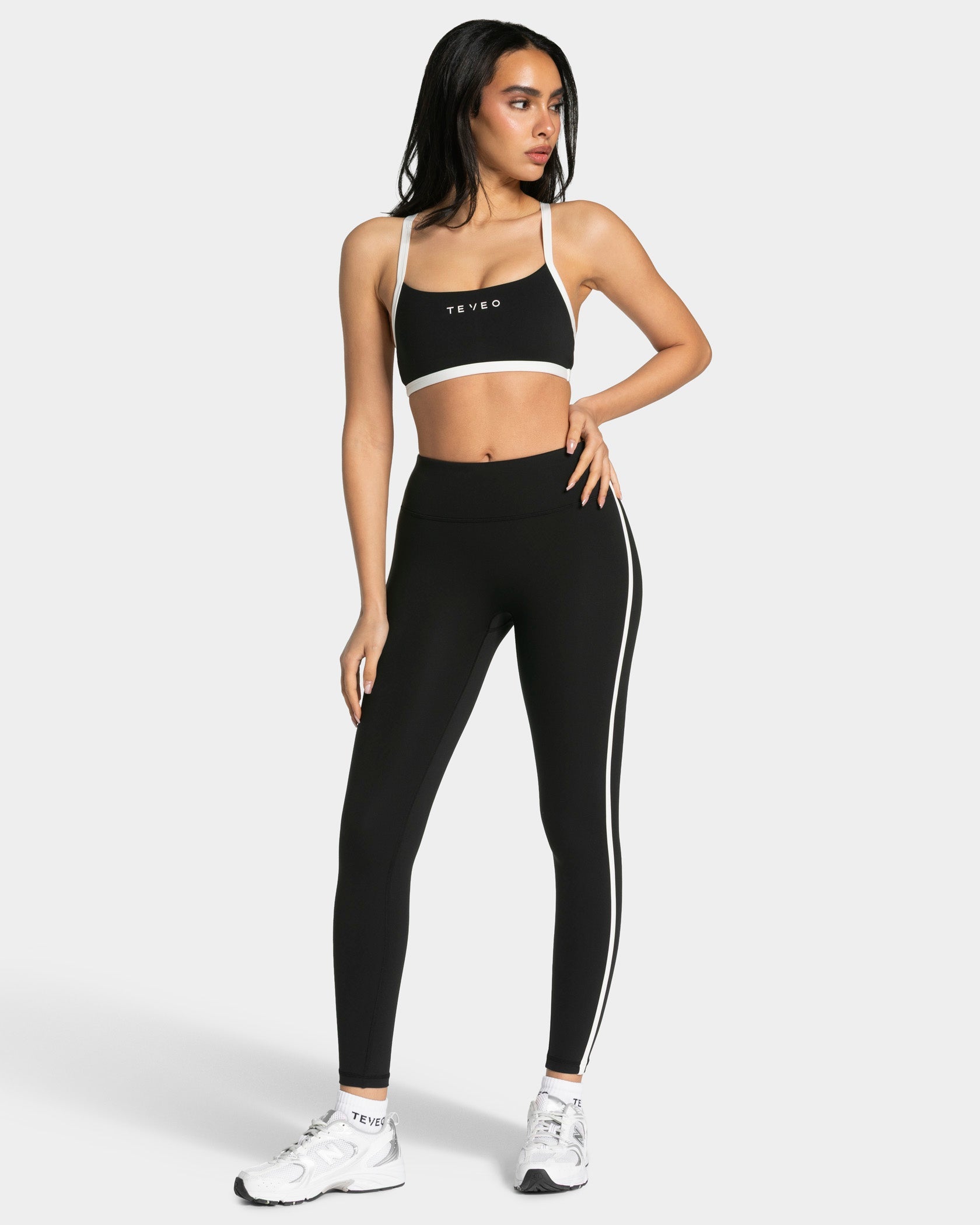 Weiche Leggings „Schwarz“