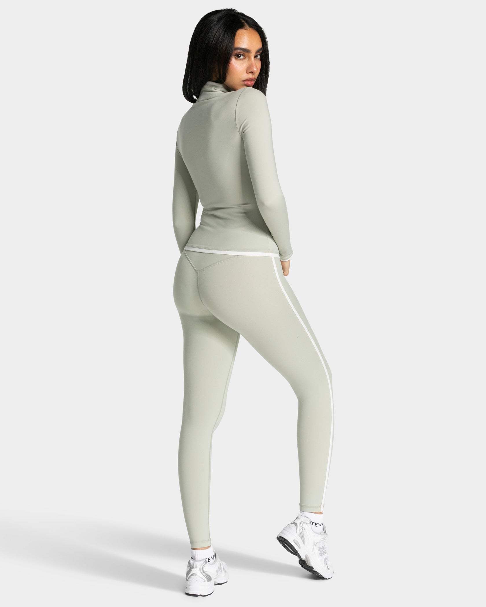 Soft Shaping Reißverschlussjacke „Pistazie“