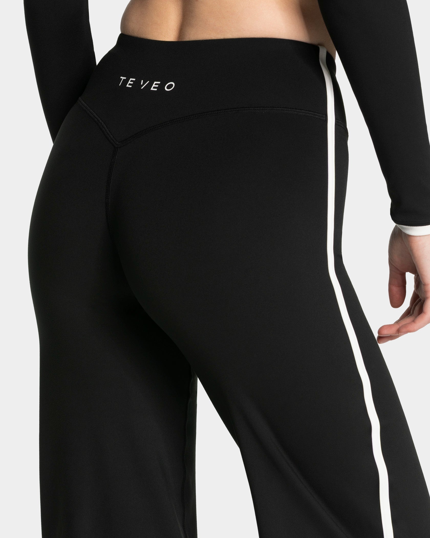 Soft Straight Leg Pants Tall „Schwarz“