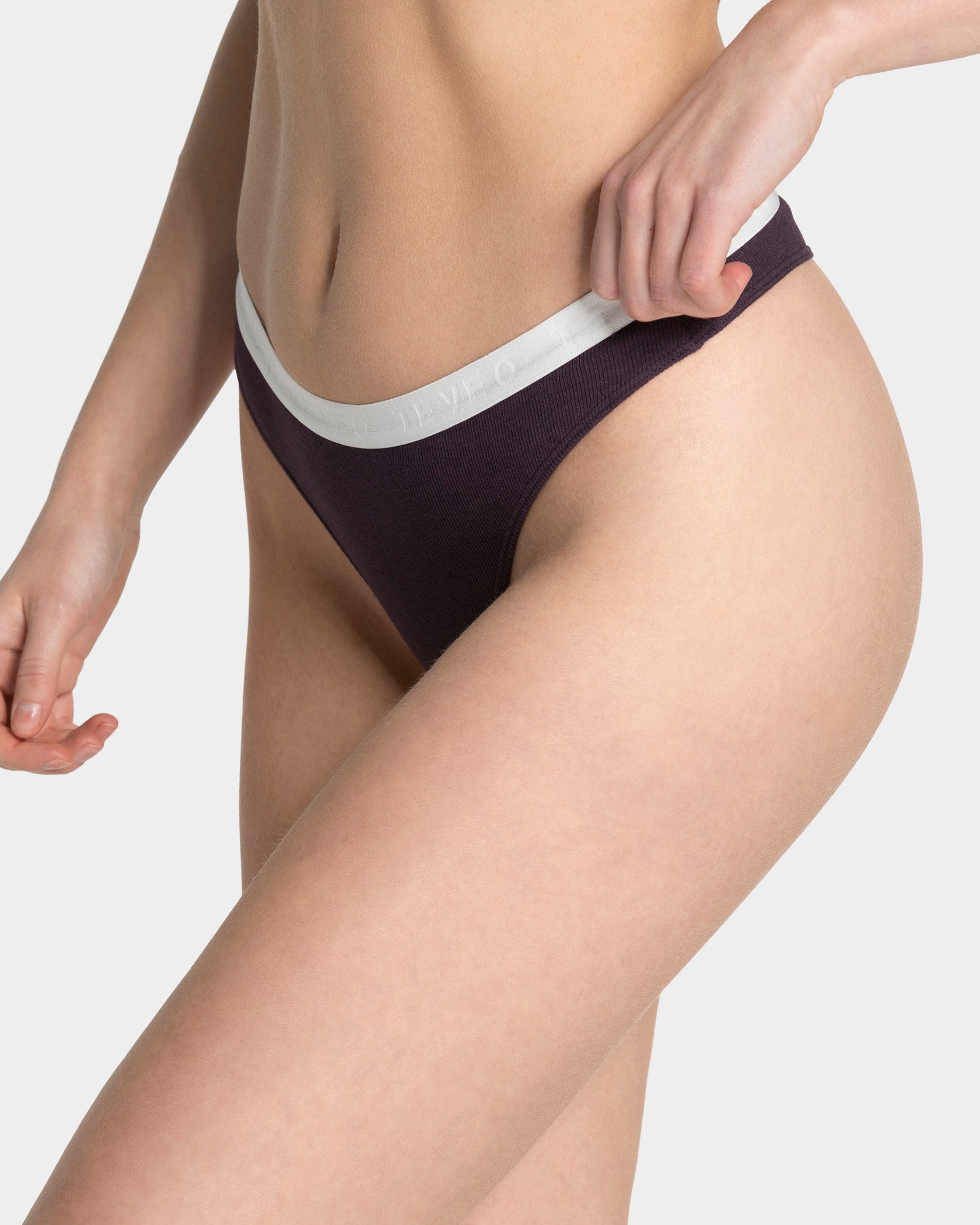 Soft Rippen-Tanga „Blackberry“