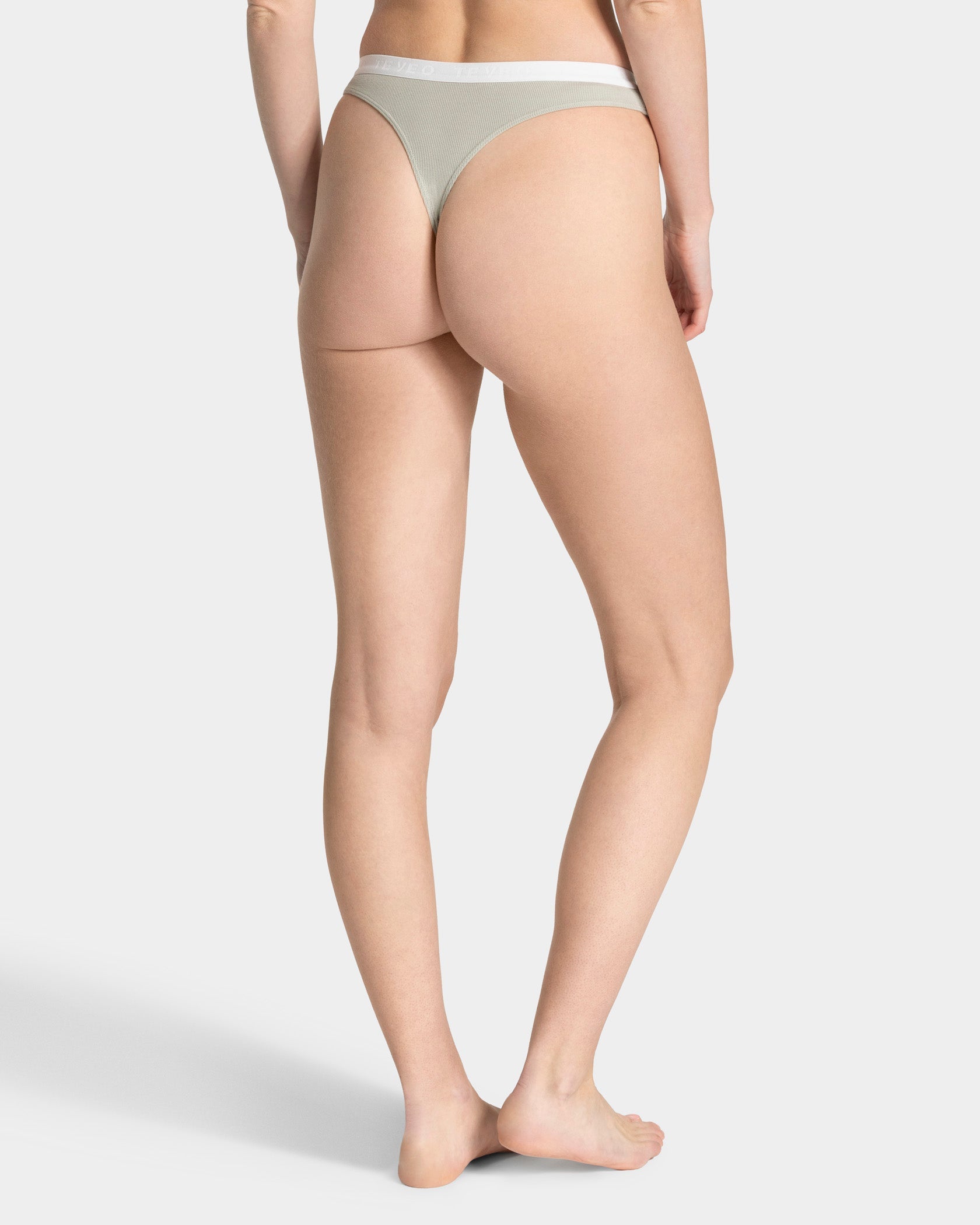 Gerippter Tanga "Pistachio"