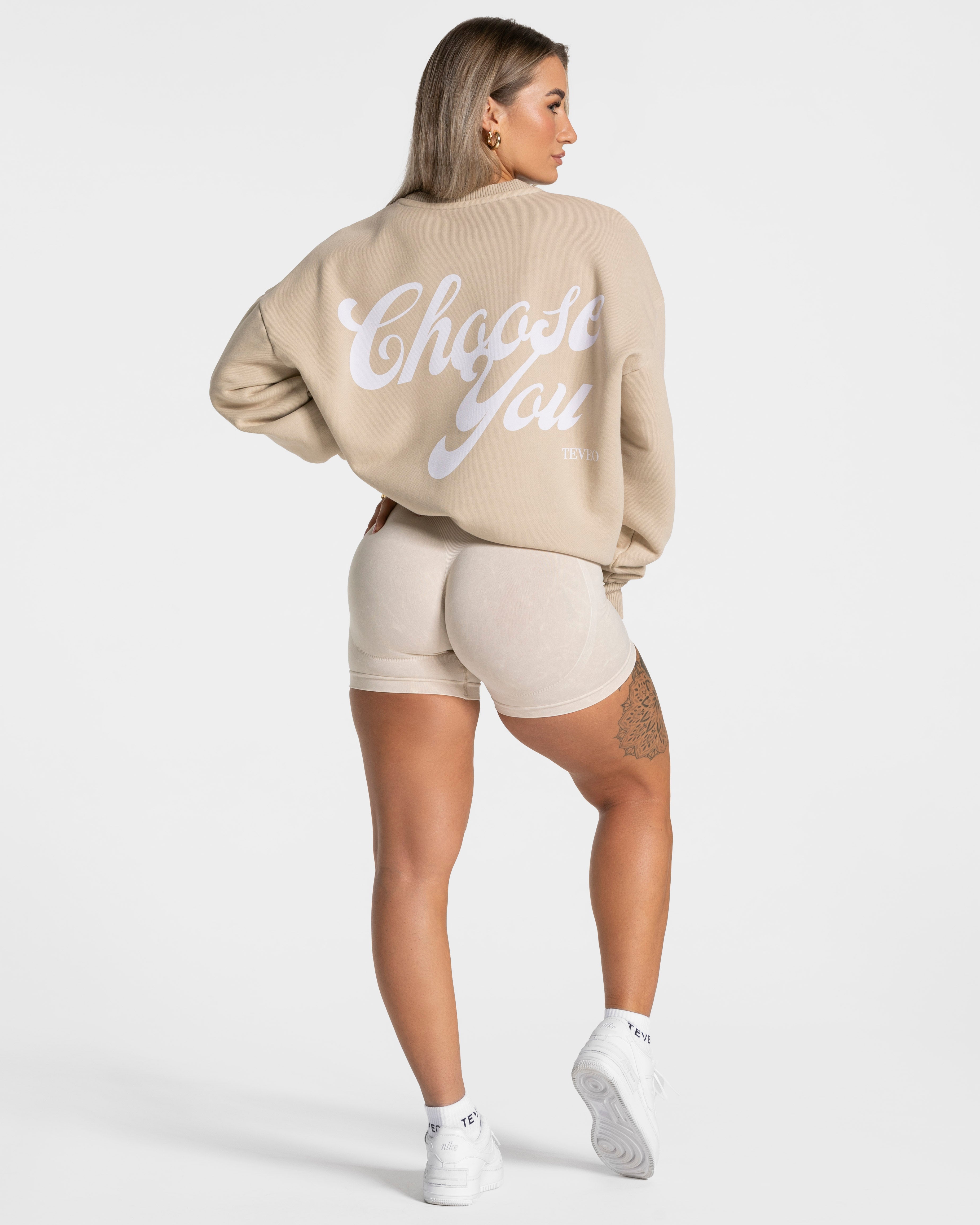 Acid Oversized Pullover „Sand“