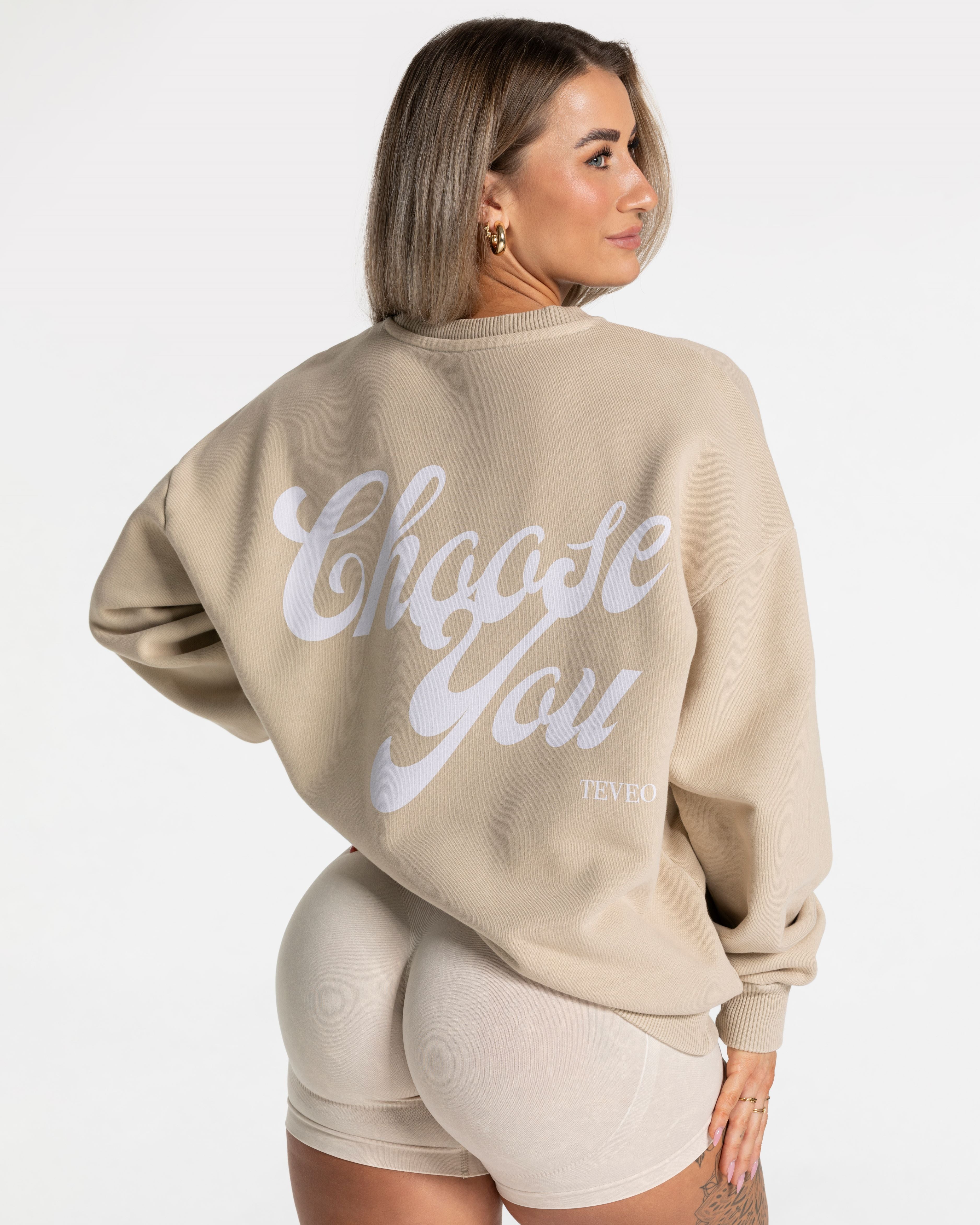 Acid Oversized Pullover „Sand“