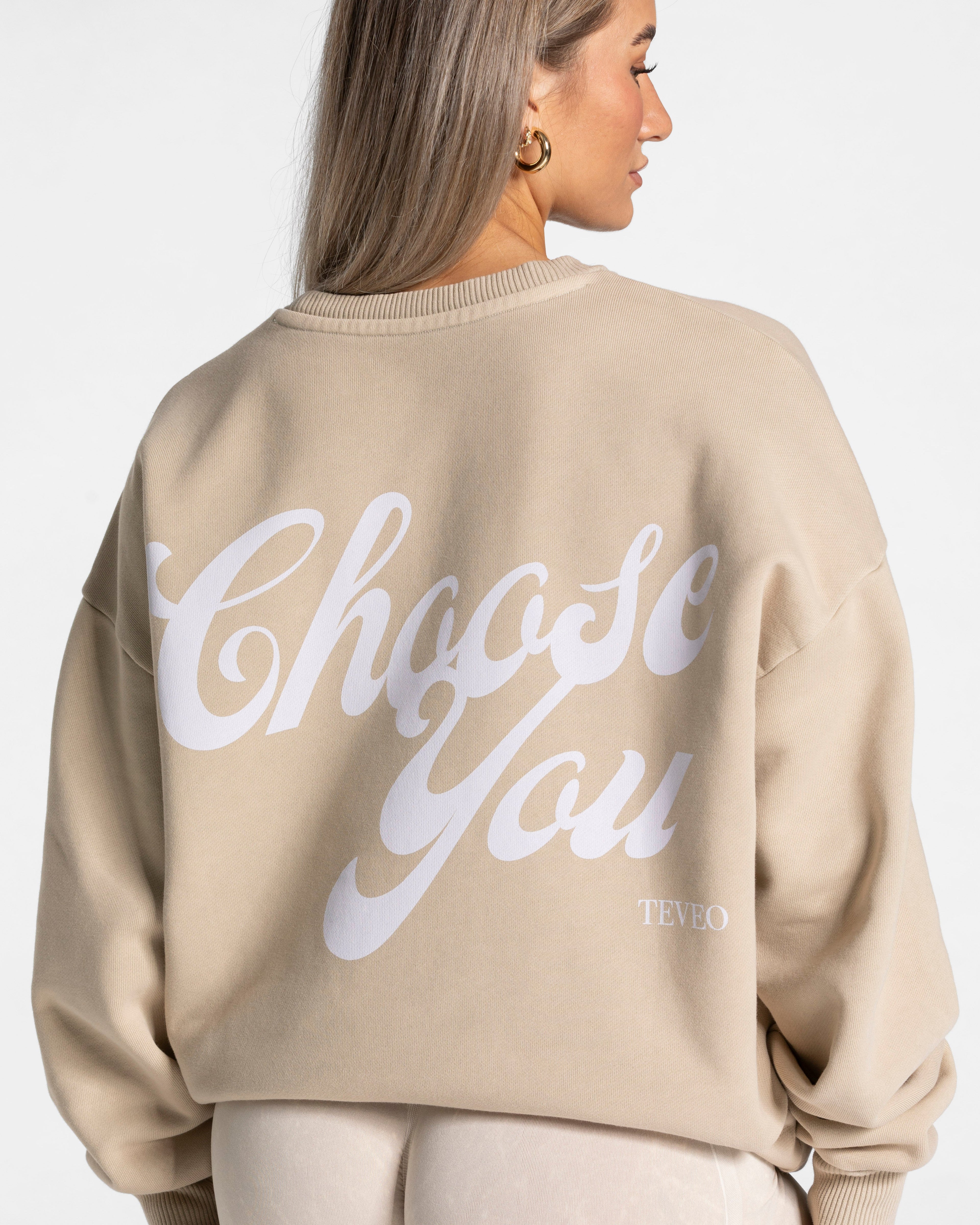 Acid Oversized Pullover „Sand“