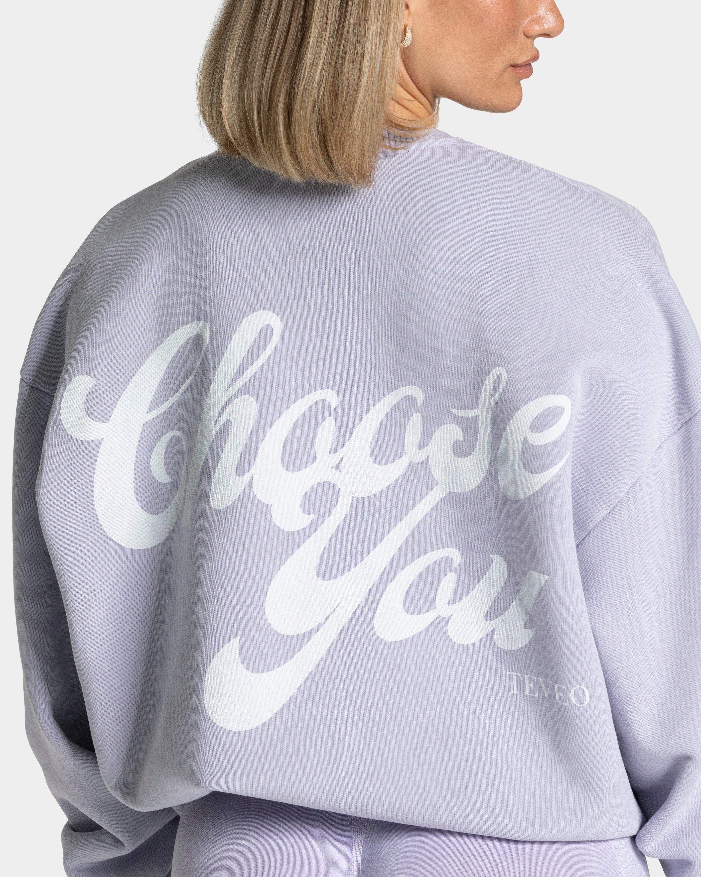 Acid Oversized Pullover „Flieder“