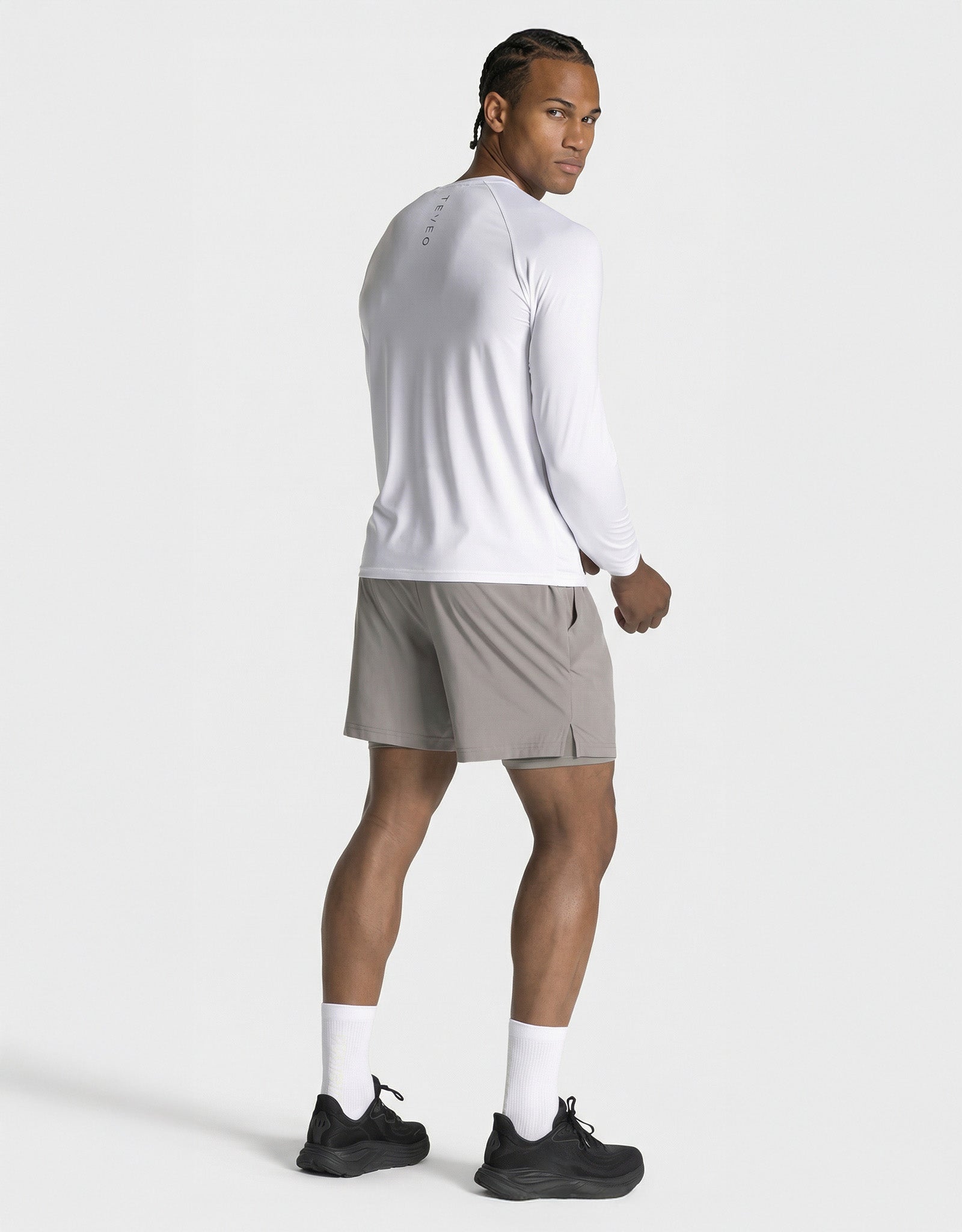 END Lauf-Longsleeve „Weiß“